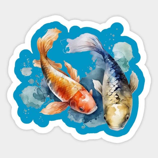 Asian pond fish shop